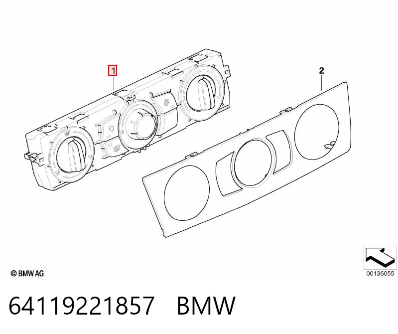 Регулятор вентилятора обігрівача BMW 3 седан (E90) (2004 - 2013) ціна, від 73.63 USD