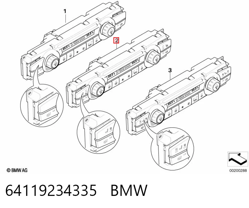 Купити 9219974 BMW Блок управління пічкою