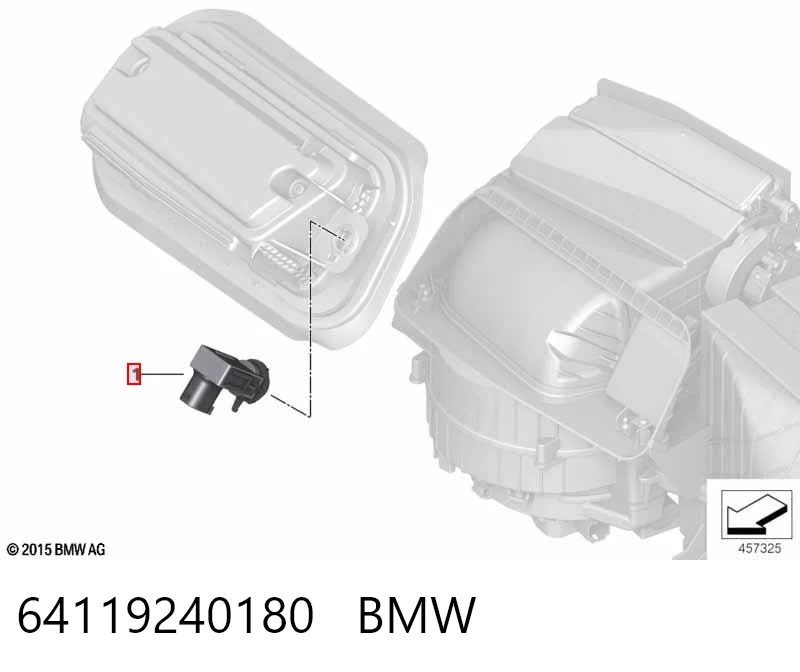 64119240180 BMW Датчик забруднення повітря