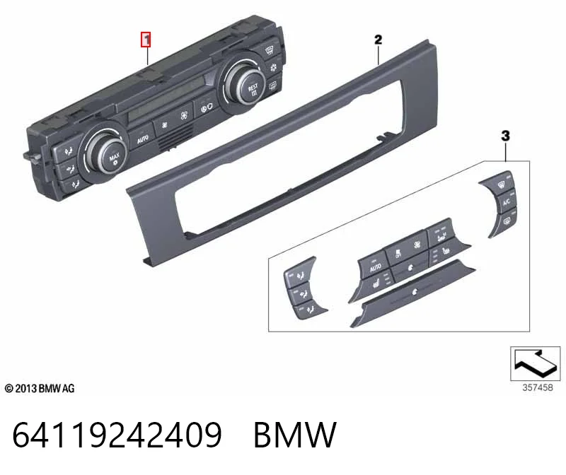 Купити Блок управління кондиціонером BMW 1  E81