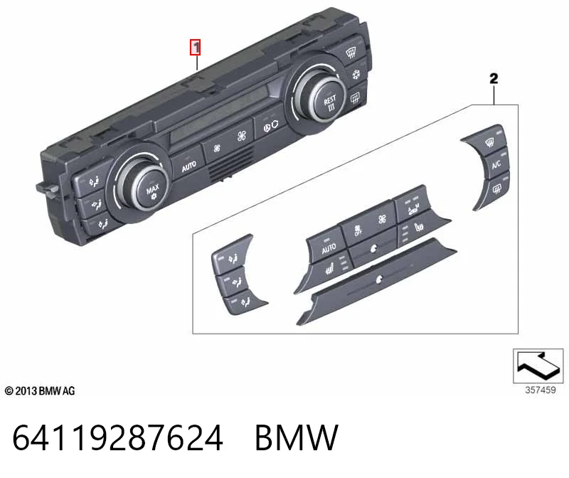 Регулятор вентилятора обігрівача BMW 1 хетчбек (E81) (2006 - 2012) ціна, від 35.48 USD