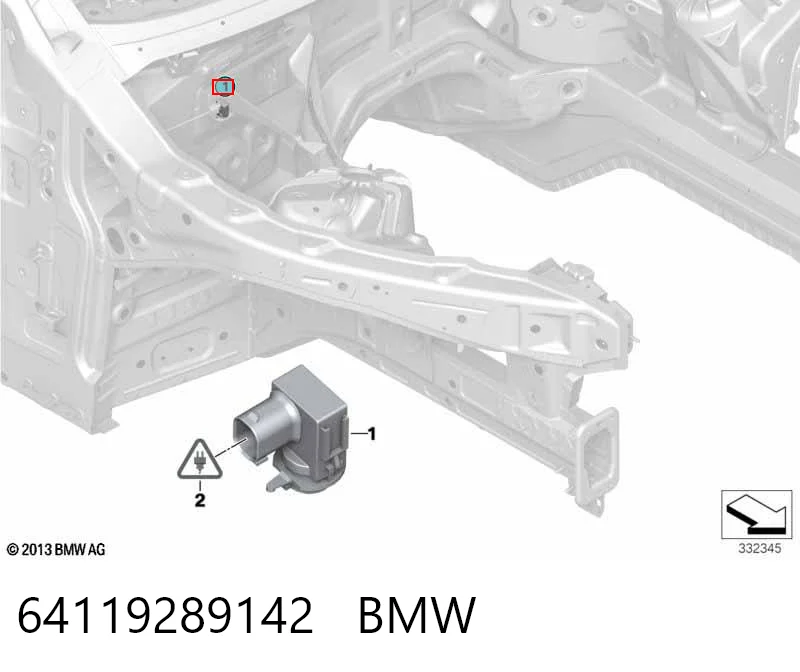 64119289142 BMW Датчик забруднення повітря