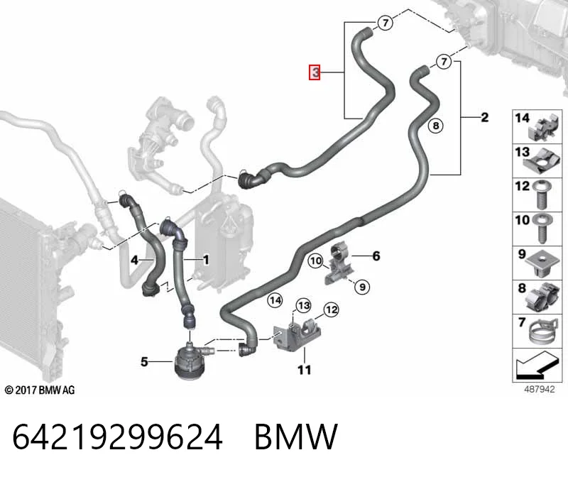 64219299624 BMW 