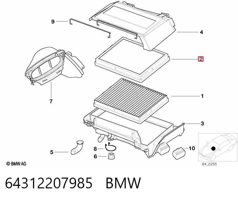 64312207985 BMW