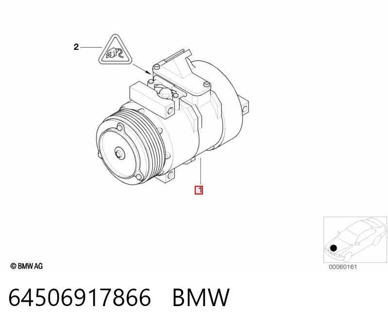 64506917866 BMW Компресор холодоагенту