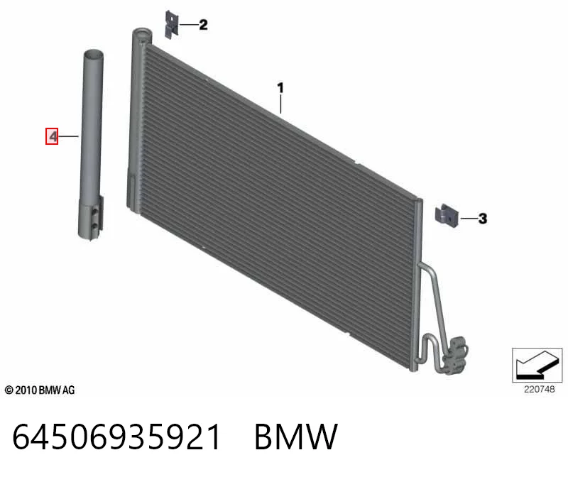 64506935921 BMW Ресивер-осушувач кондиціонера