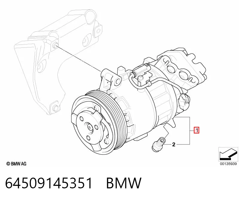 64509145351 BMW Компресор холодоагенту
