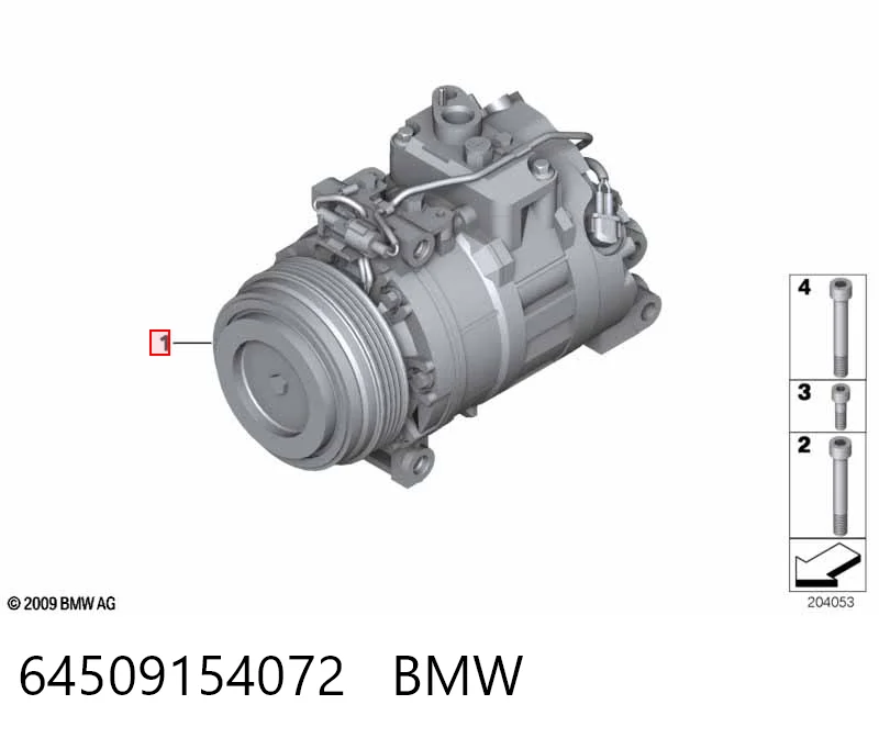 64509154072 BMW Компресор холодоагенту