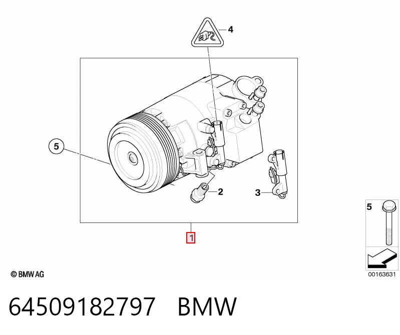 64509182797 BMW Компресор холодоагенту