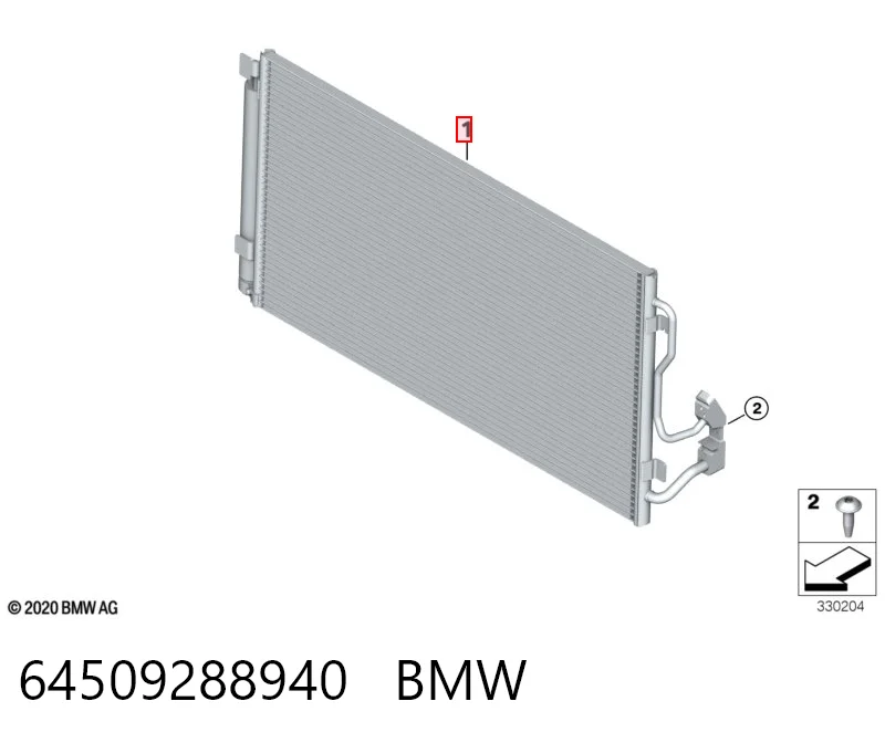 64509288940 BMW Конденсатор