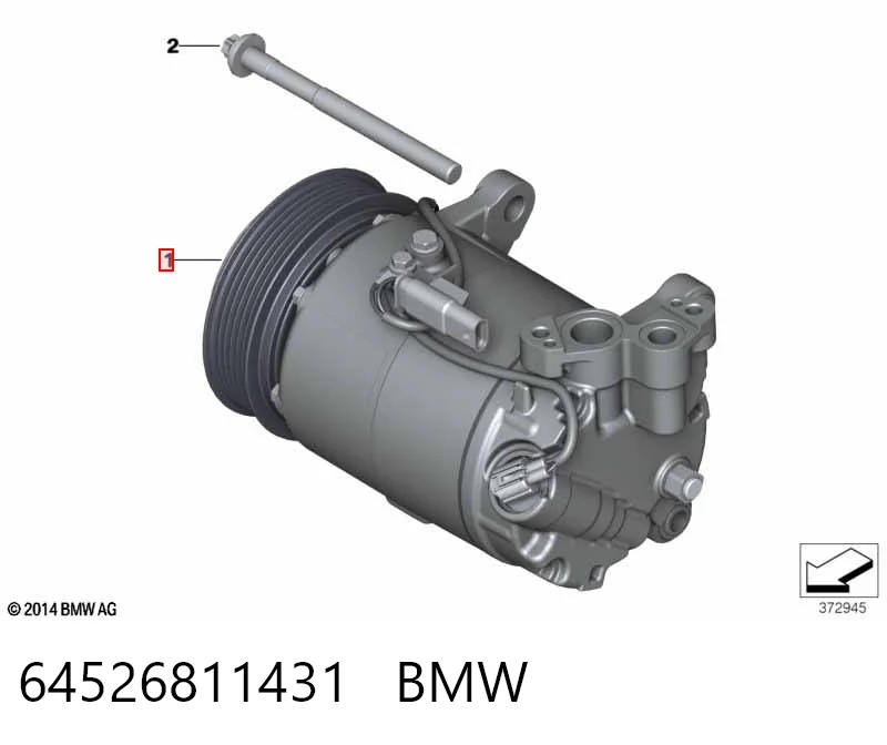 64526811431 BMW Компресор холодоагенту