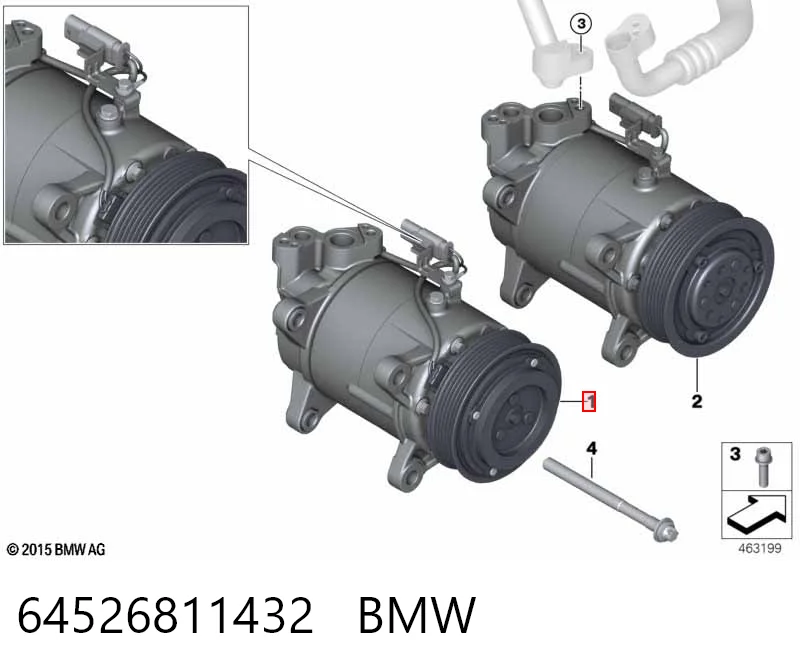 64526811432 BMW Компресор холодоагенту