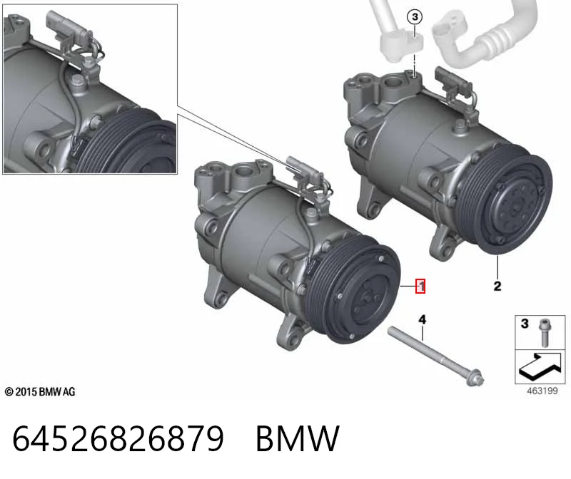 64526826879 BMW Компресор холодоагенту