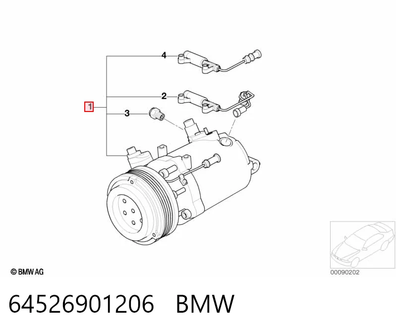 64526901206 BMW Компресор холодоагенту