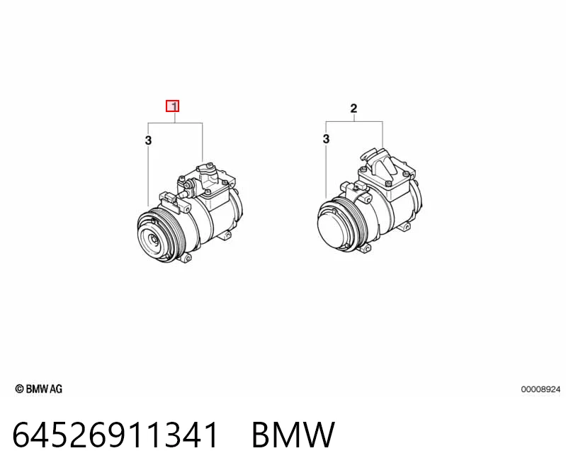 64526911341 BMW Компресор холодоагенту