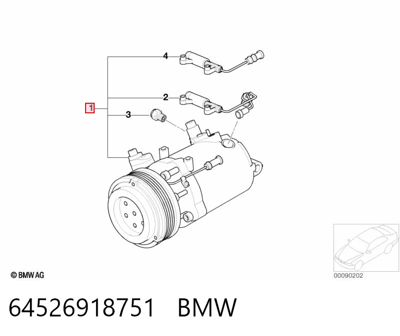 64526918751 BMW Компресор холодоагенту