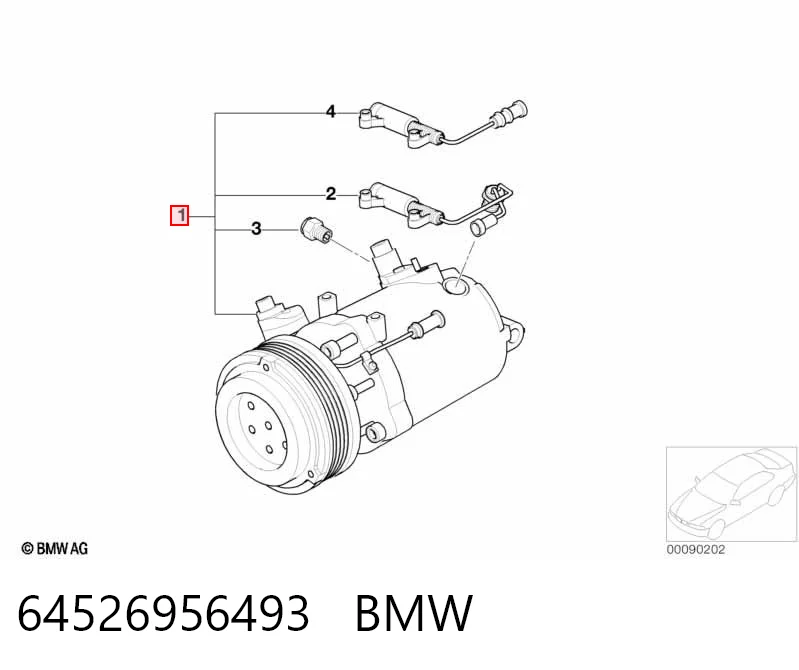 64526956493 BMW Компресор холодоагенту