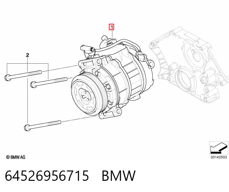 64526956715 BMW Компресор холодоагенту