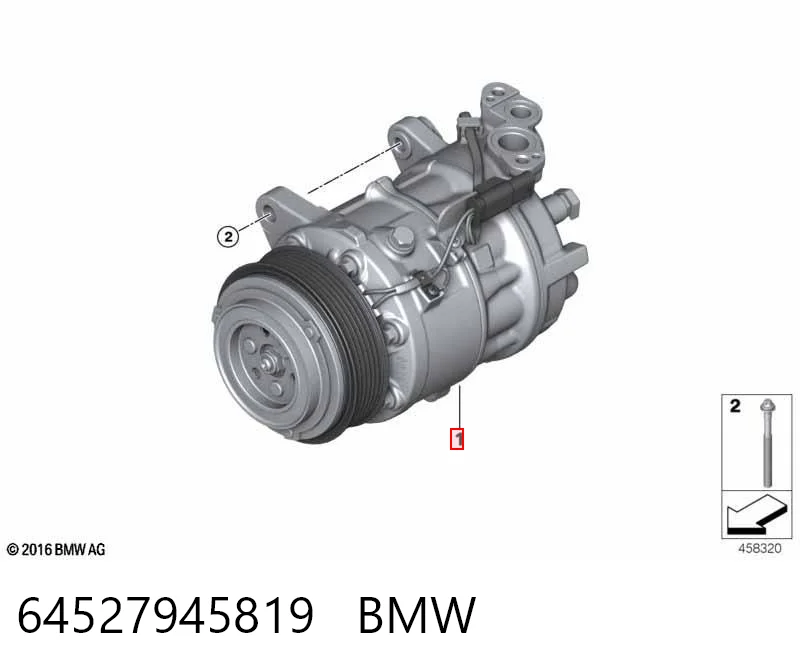 64527945819 BMW Компресор холодоагенту