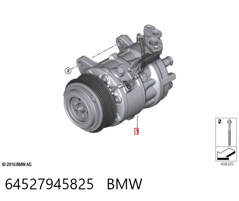 64527945825 BMW Компресор холодоагенту