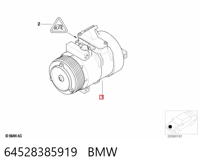 64528385919 BMW Компресор холодоагенту