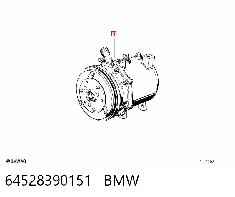 Купити Компресор кондиціонера BMW 3  E30