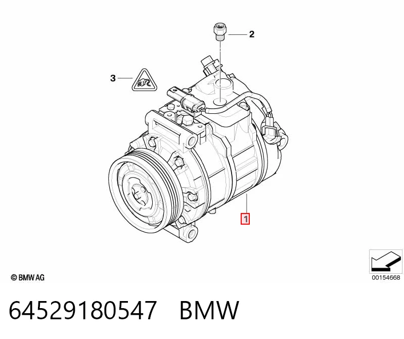 64529180547 BMW Компресор холодоагенту