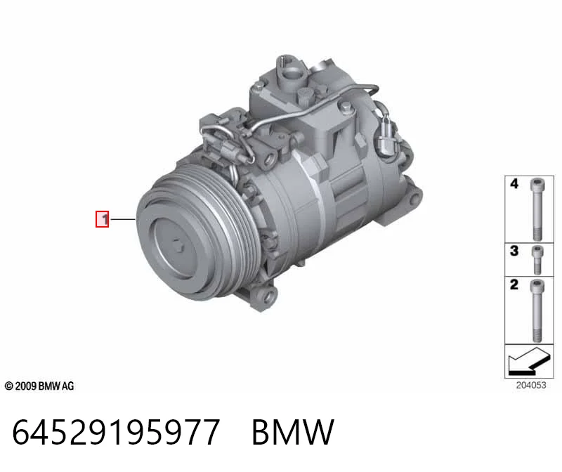 64529195977 BMW Компресор холодоагенту