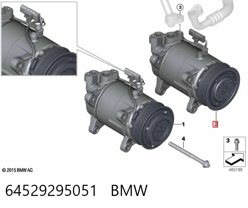 64529295051 BMW Компресор холодоагенту