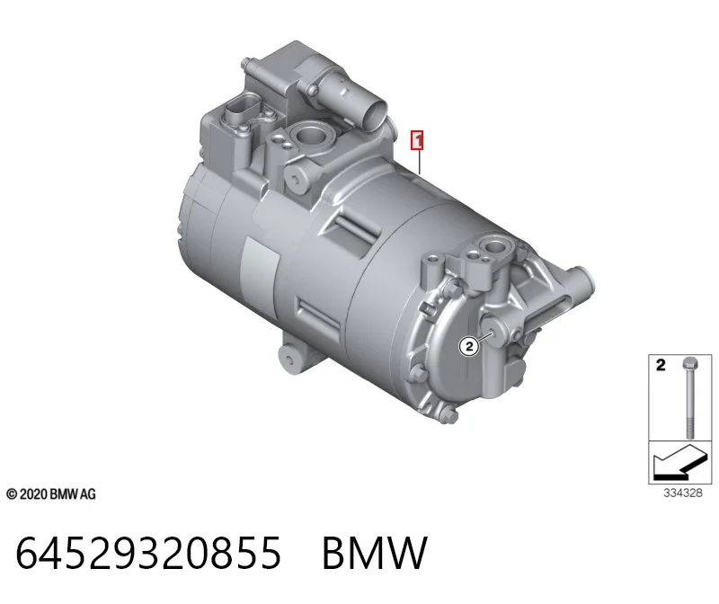 64529320855 BMW Компресор холодоагенту