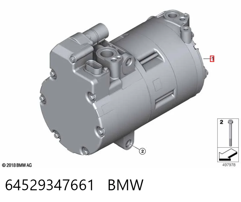64529347661 BMW Компресор холодоагенту