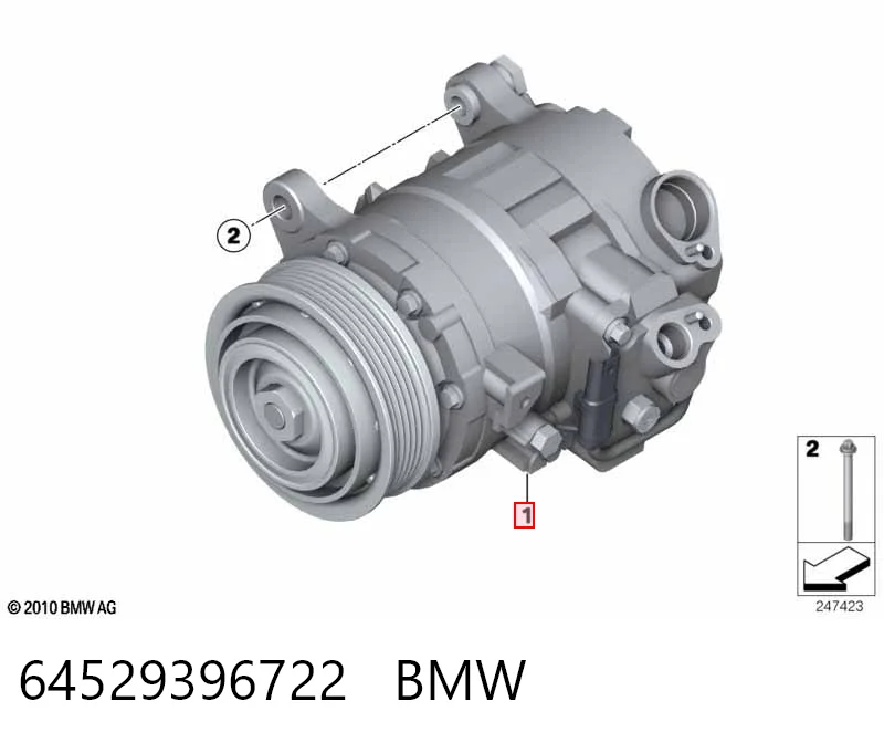 64529396722 BMW Компресор холодоагенту