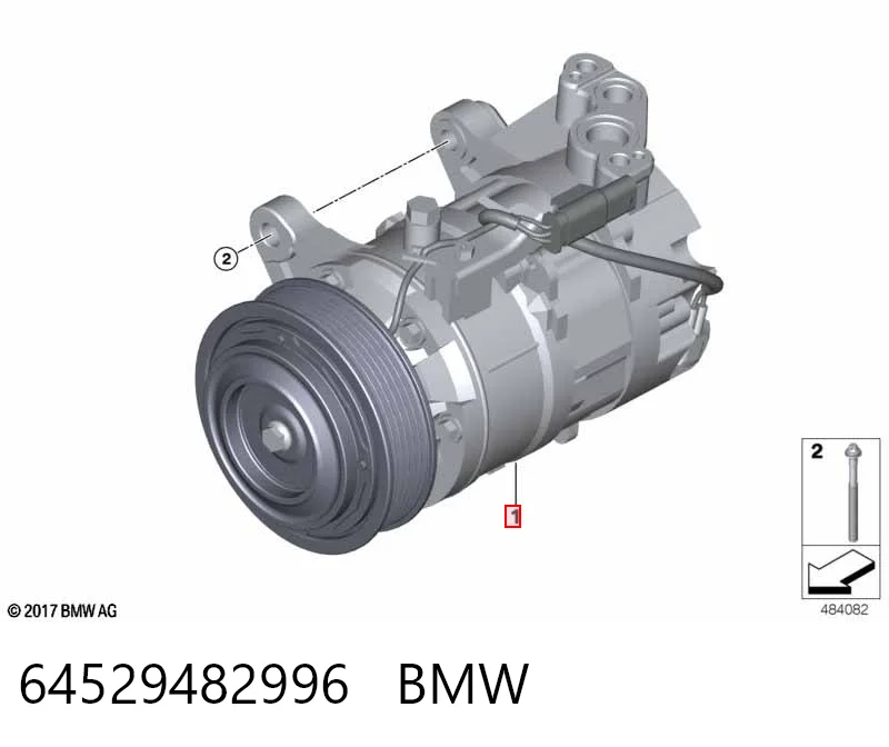 64529482996 BMW Газ-холодогент