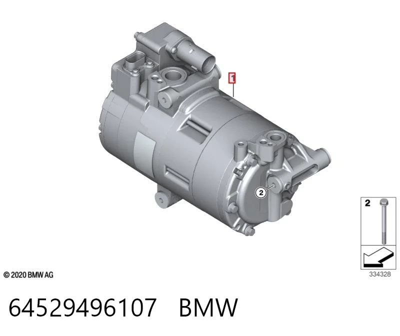 64529496107 BMW Компресор холодоагенту