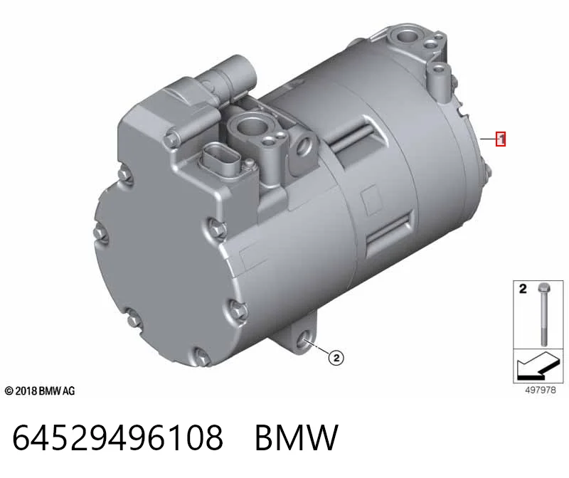 64529496108 BMW Компресор холодоагенту