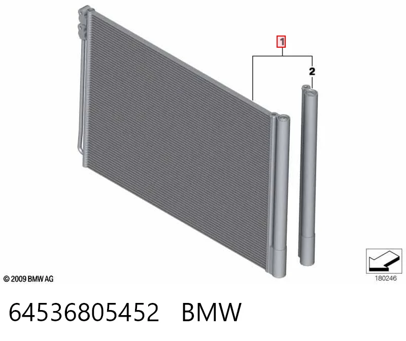 64536805452 BMW Конденсатор