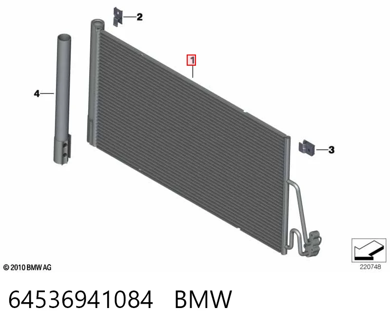 64536941084 BMW Конденсатор
