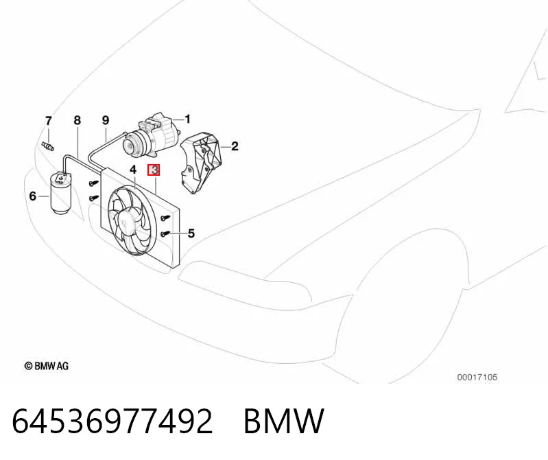 Конденсатор кондиціонера AVA BW5191AVA ціна, від 129.32 USD