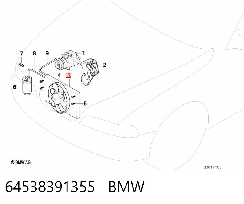Купити BW5191AVA AVA Радіатор системи охолодження кондиціонера