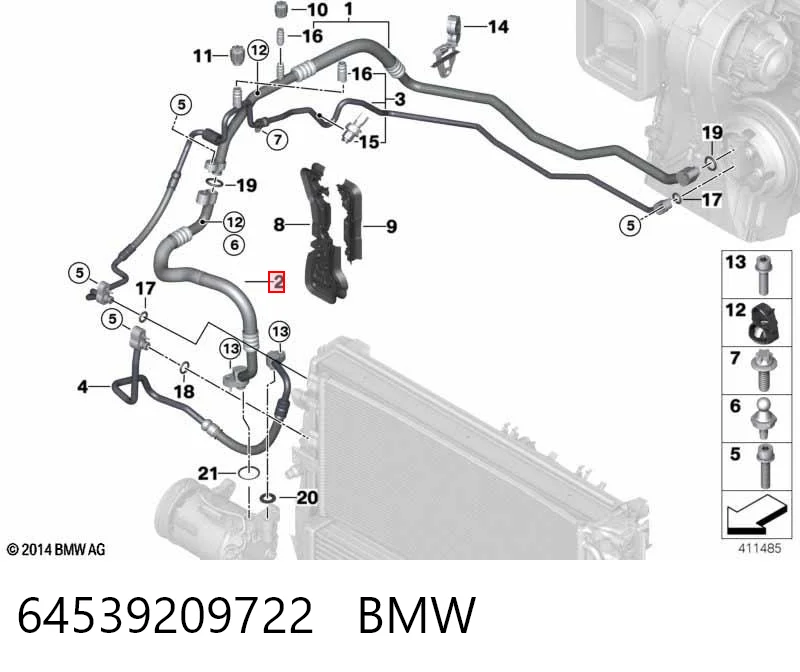 64539209722 BMW 