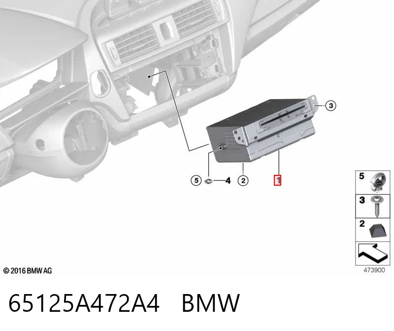  BMW 65125A419B0 ціна, від 2097.72 USD