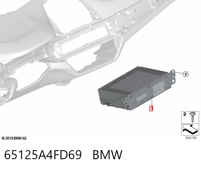 65125A3BC22 BMW Магнітола (радіо AM/FM)