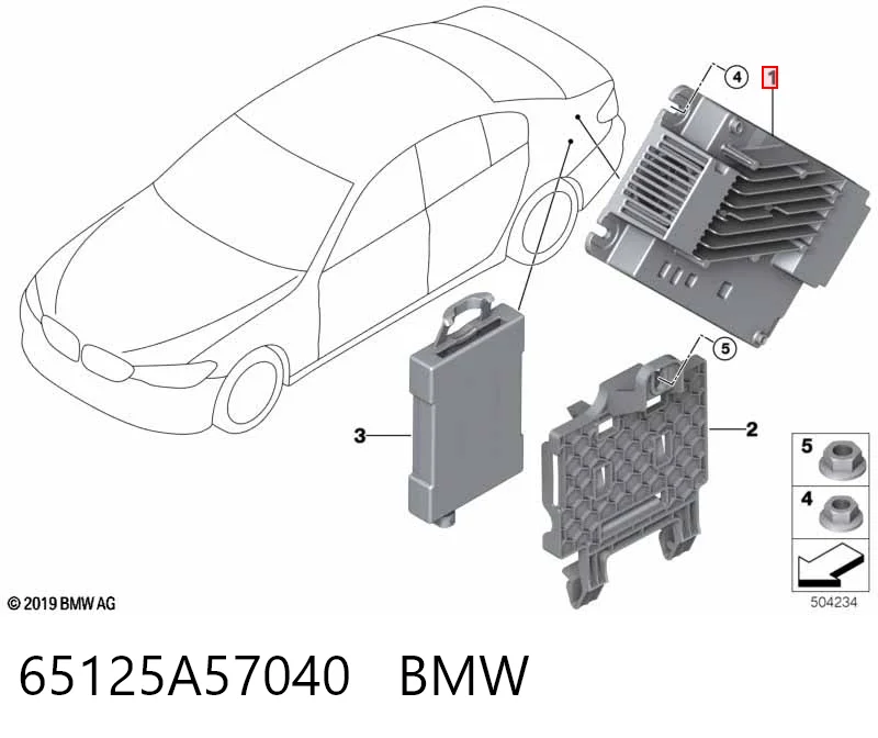 Купити 65125A3AF27 BMW 