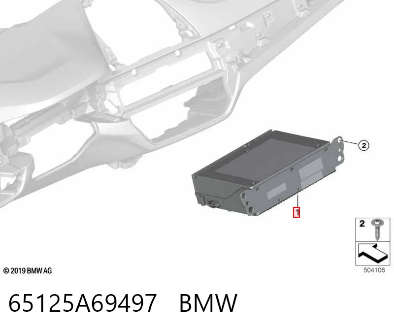 65125A3BC22 BMW Магнітола (радіо AM/FM)