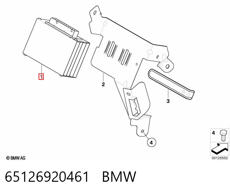 65126920461 BMW Підсилювач звуку аудіосистеми