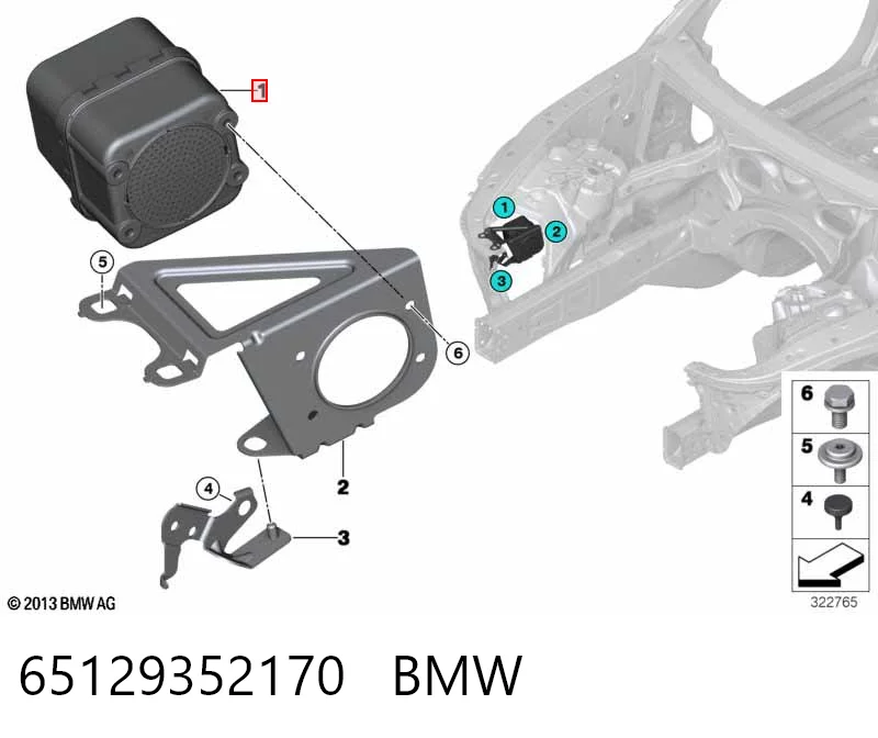  65129319970 BMW
