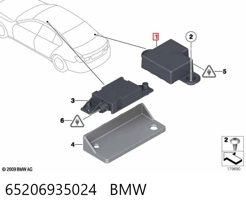 918356401 BMW Підсилювач сигналу антени