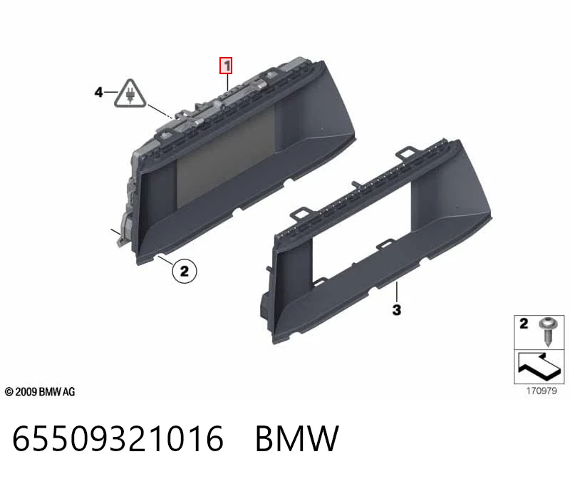 65509321016 BMW Бортовий комп'ютер
