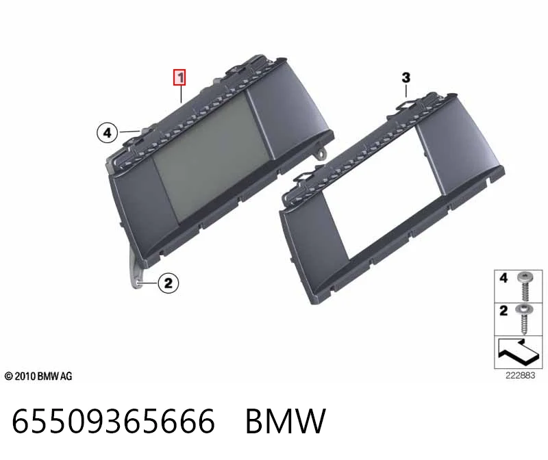 9370870 BMW Дисплей багатофункціональний