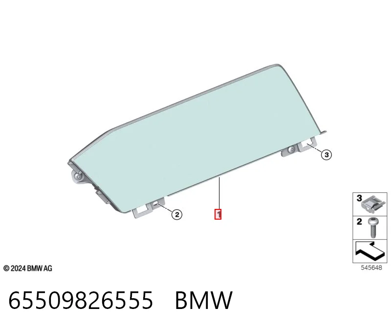 65507927753 BMW Дисплей бортового комп'ютера
